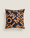 Tommy Light Letterpress Cushion Cover