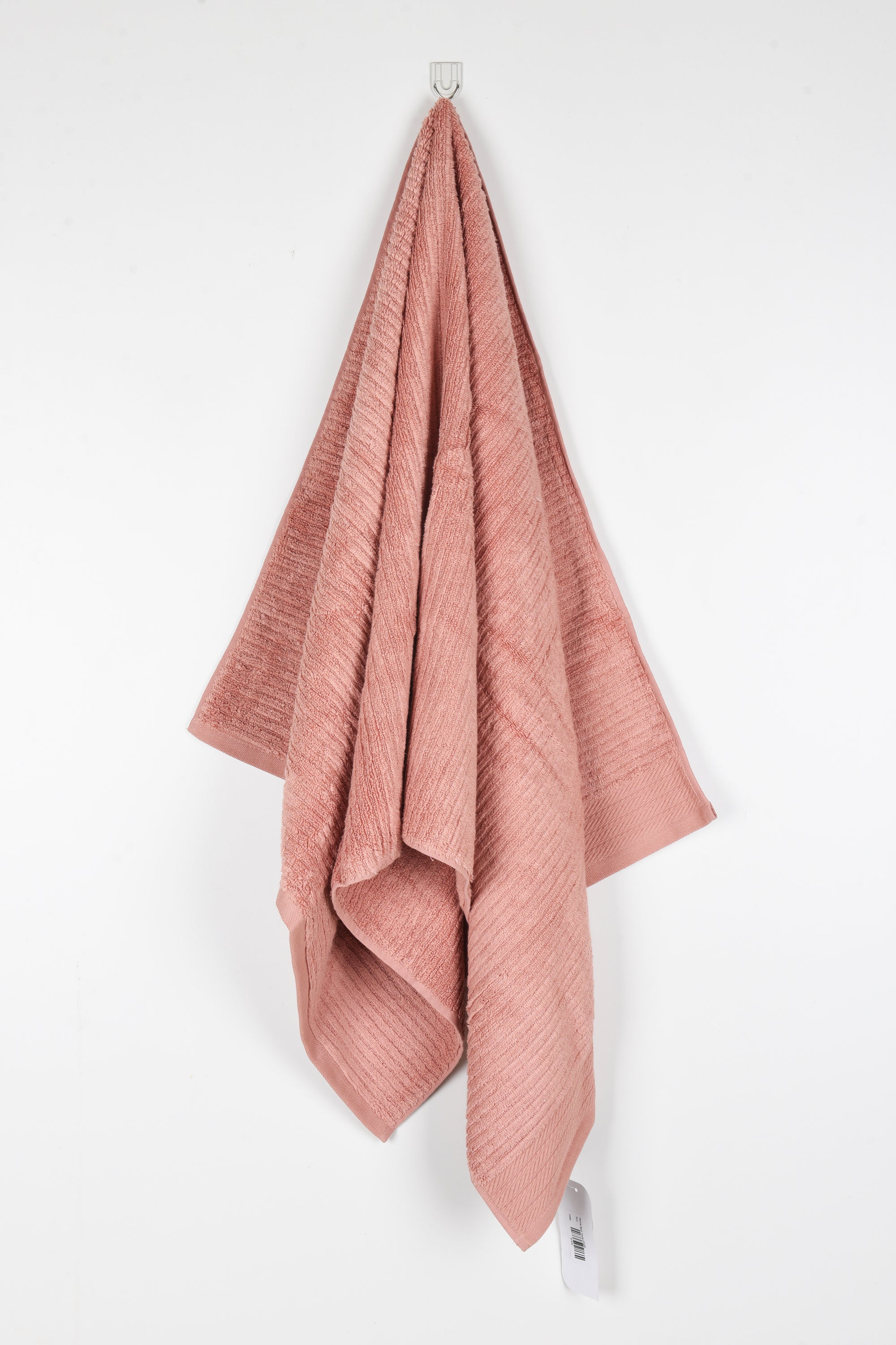 Coral Waffle Knit Towel