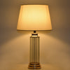 RIBBED CRYSTAL GLASS TABLE LAMP