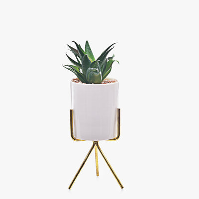 FAUX PLANTER WITH TRIPOD